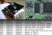 Undersökning av kraschad hårddisk